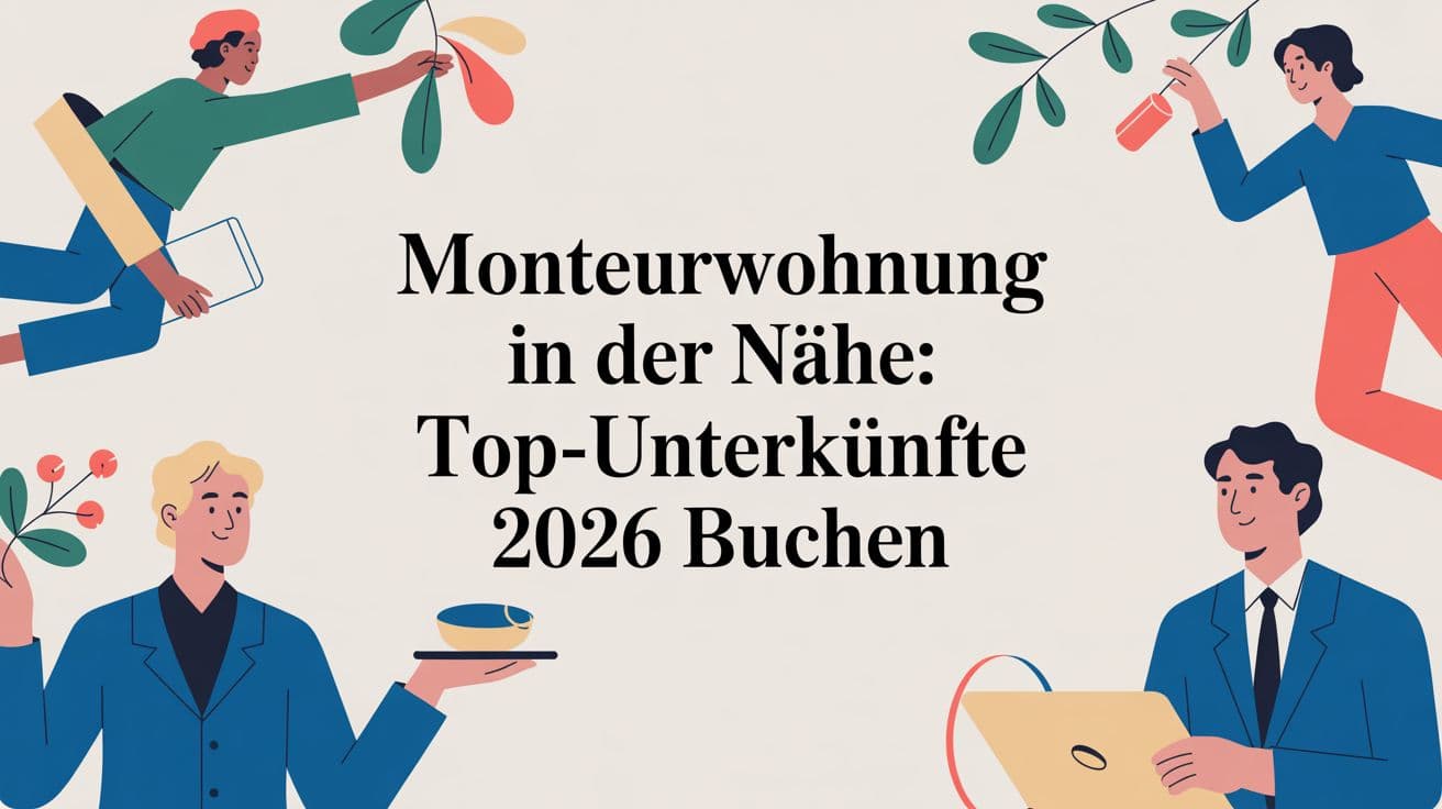 Monteurwohnung in der Nähe: Top-Unterkünfte 2026 buchen