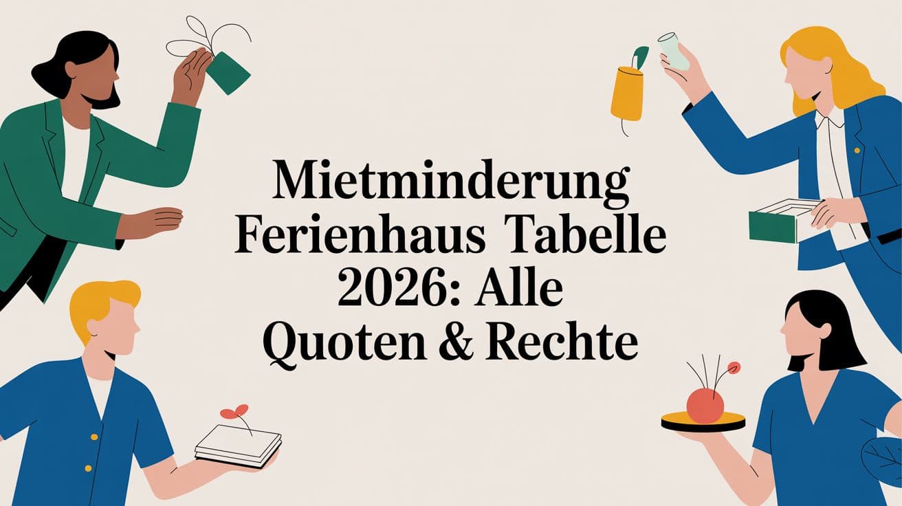 Mietminderung Ferienhaus Tabelle 2026: Alle Quoten & Rechte